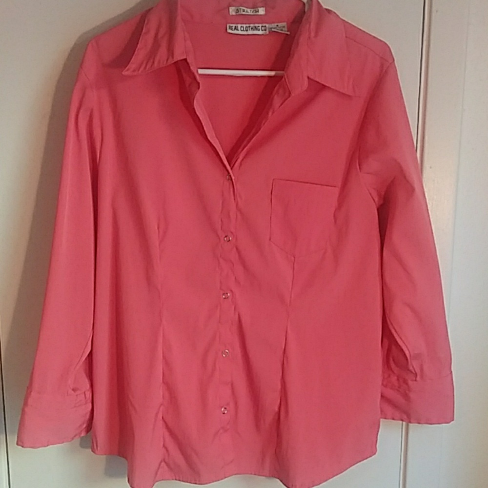 Real Clothing Co plus size 1x Coral